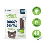 Sticks dentales para perros pequeños Edgard & Cooper con manzana y eucalipto