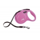 Flexi New Classic correa extensible de cinta rosa