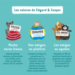 Pienso para perros cachorros Edgard & Cooper con pato fresco y pollo