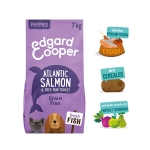 Pienso para perros cachorros Edgard & Cooper con salmón y pavo