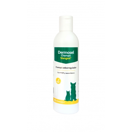 Stangest Champú Antiseborrea Dermosel para perro y Gato