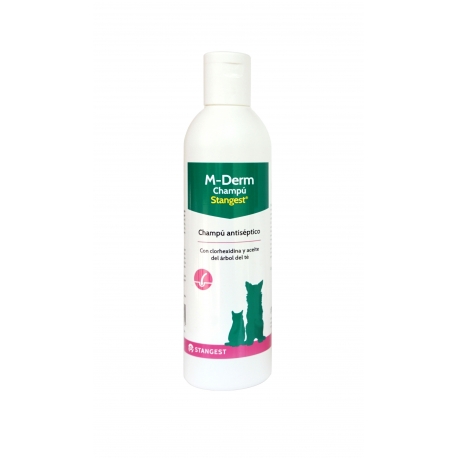Stangest-Dermovital Champú M-Derm Antiséptico para Perro y/o Gato (1)