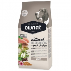 Ownat CLASSIC Light pienso perro adulto con sobrepeso. Bajo en calorias