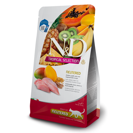 Farmina Tropical Neutered Pienso para Gatos Esterilizados con Pollo