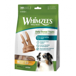 Whimzees Antler Snack Dental M Para perros Medianos