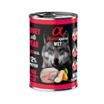 Alpha Spirit Pack de Latas para perros de Pavo y Pera