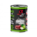 Alpha Spirit Pack de Latas para perros de Pato y Manzana