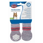 Trixie Calcetines Antideslizantes para perros color gris