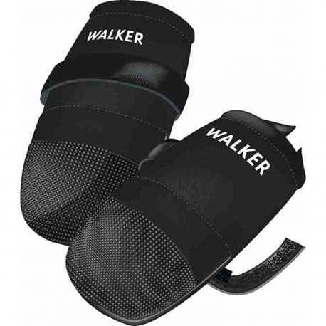 Trixie 2 Botas para perros protección color negro