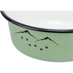 Trixie Comedero para perros Esmalte Inoxidable color Verde