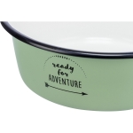 Trixie Comedero para perros Esmalte Inoxidable color Verde