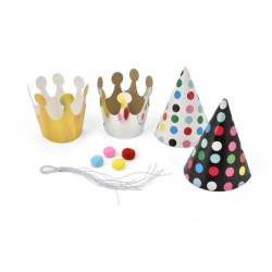 Nayeco Party Set Gorro Fiesta 6 Unds para perros