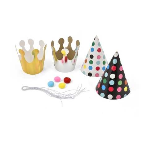 Nayeco Party Set Gorro Fiesta 6 Unds para perros