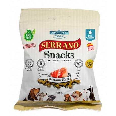 Serrano Snacks para perros de Jamón
