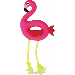 Pawise Flamenco con Cuerdas Juguete Flotante para Perros 48 cm