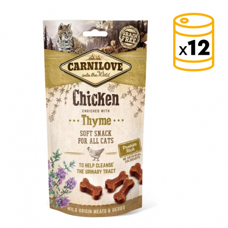 Carnilove Cat Snack Semihumedo sabor Pollo Tomillo