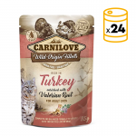 Carnilove Cat Adulto Pouch sabor Pavo