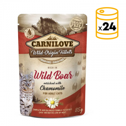 Carnilove Cat Adulto Pouch sabor Jabali