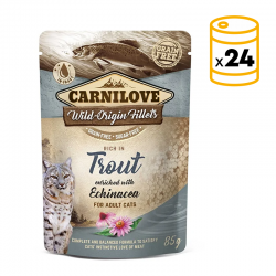 Carnilove Cat Adulto Pouch sabor Trucha