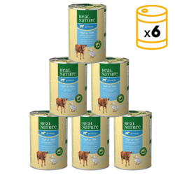Real Nature Classic Latas Para Perros Junior Pollo Ternera