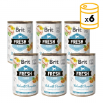 Comida Húmeda Fresh Fish para Perros con Pescado y Calabaza Brit