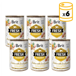 Brit fresh pollo con patata latas para perro