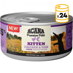 Acana Pack De Latas Pollo y Pescado Para Gatitos Kitten