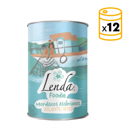 Pack comida húmeda para perros Lenda Mordiscos Atlanticos con Pescado