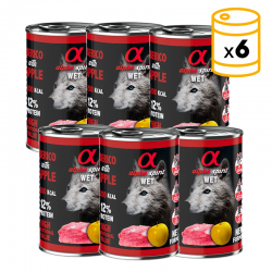 Alpha Spirit Pack de Latas para perros de Salmón y Piña