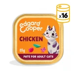 Pack de comida húmeda para gatos Edgard & Cooper con pollo