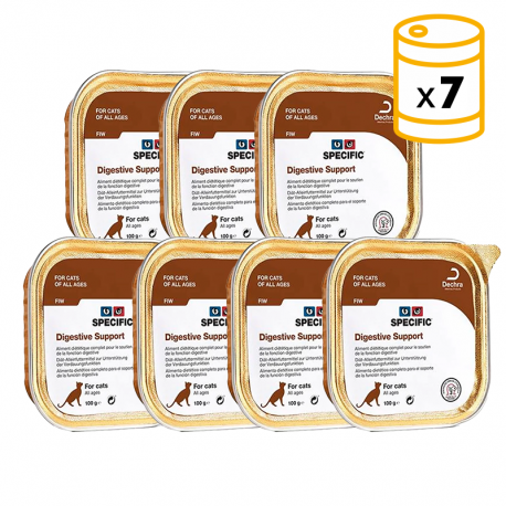 Comida humeda Specific FIW Digestive support para gatos con problemas digestivos
