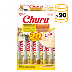 Pack Churu para gato adulto pure mix con pollo 20x14gr