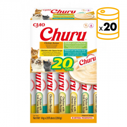 Pack Churu para gato adulto Pure Mix de Pollo 20x14gr