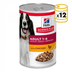 Pack de latas Hills Science Plan para perro adulto de pollo
