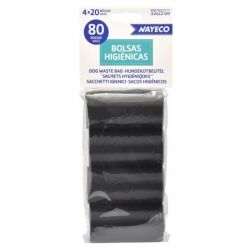 Nayeco Bolsas Higiénicas Negras 4 Rollos