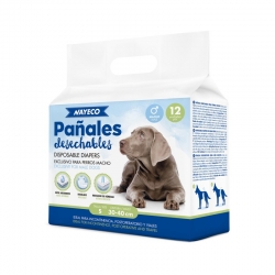 Nayeco Pañal para Perro Macho 12 Unidades