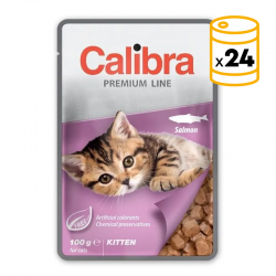 Calibra cat kitten pouch comida húmeda salmon