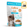Calibra Gato Kitten Comida Húmeda con Salmon en Salsa
