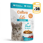 Calibra Gato Adulto Comida Húmeda Sterilesed con Pato en Salsa