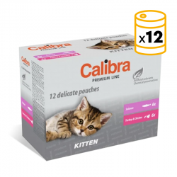 Calibra cat kitten pouch comida húmeda multipack