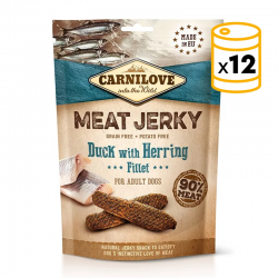 Carnilove Dog Adulto Jerky en filetes sabor Pato y Arenques
