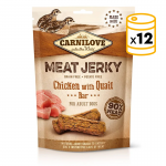 Carnilove Dog Adulto Jerky en barritas sabor Codorniz Pollo