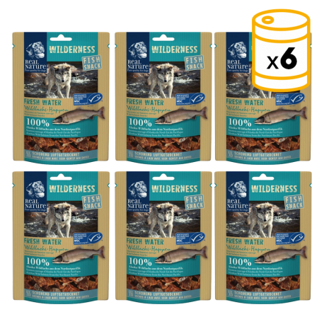 Real Nature Snack Wilderness Bocados de Salmón Para Perros