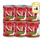 Farmina ND Dog Quinoa Skin Coat Venado comida húmeda para perros 6x285grs