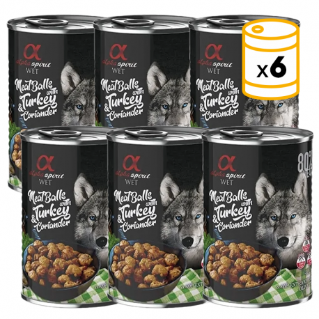 Alpha Spirit-Albóndigas de Pavo y Cilantro para Perro (1)