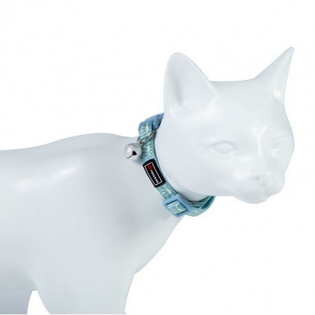 Freecat Collar Reflectante para Gatos color Azul