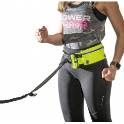Freedog Jogging Ultratrail Cinturón con Correa Negro