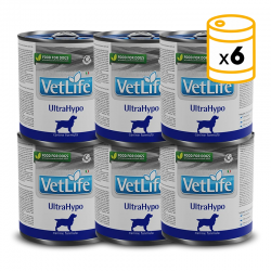 Pack de latas Farmina Vet Life para perros Ultrahypo