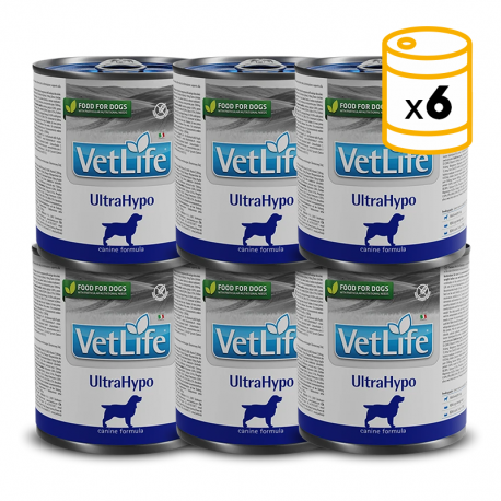 Pack de latas Farmina Vet Life para perros Ultrahypo
