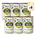Brit fresh pato mijo latas para perro
